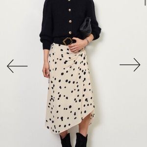 Ba&sh midi polka dot skirt. BNWOT